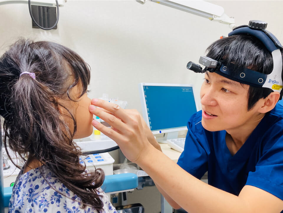 設備の充実 例）広々とした聴力検査室