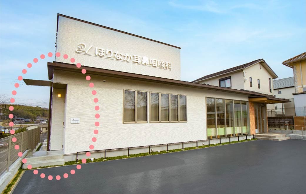 診察室2の出入り口