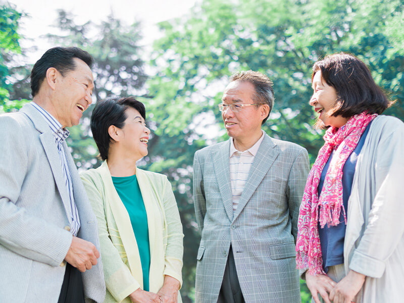 人と話す場